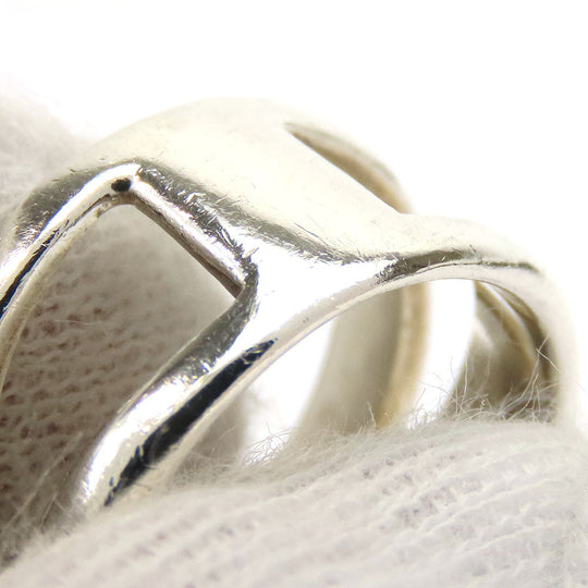 TIFFANY&Co. Ring Silver925 Silver Diagonal Women Used Authentic