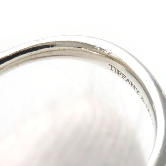 TIFFANY&Co. Ring Silver925 Silver Splash Square Women Used Authentic