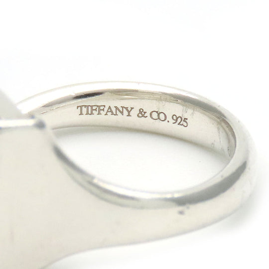 TIFFANY&Co. Ring Silver925 Silver Splash Square Women Used Authentic