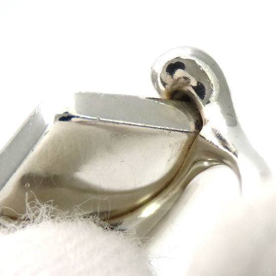 TIFFANY&Co. Ring Silver925 Silver Splash Square Women Used Authentic