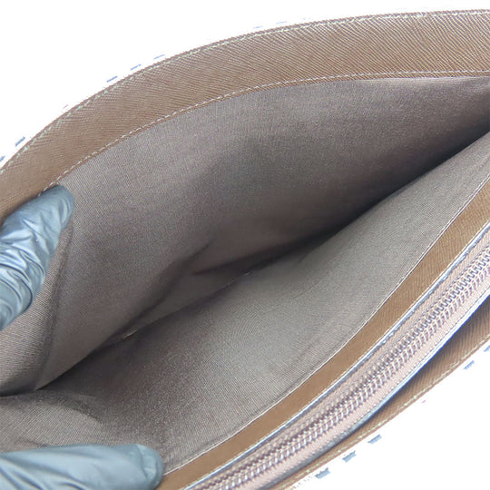 BURBERRY Tote Bag Canvas, Leather Brown Women Used Authentic
