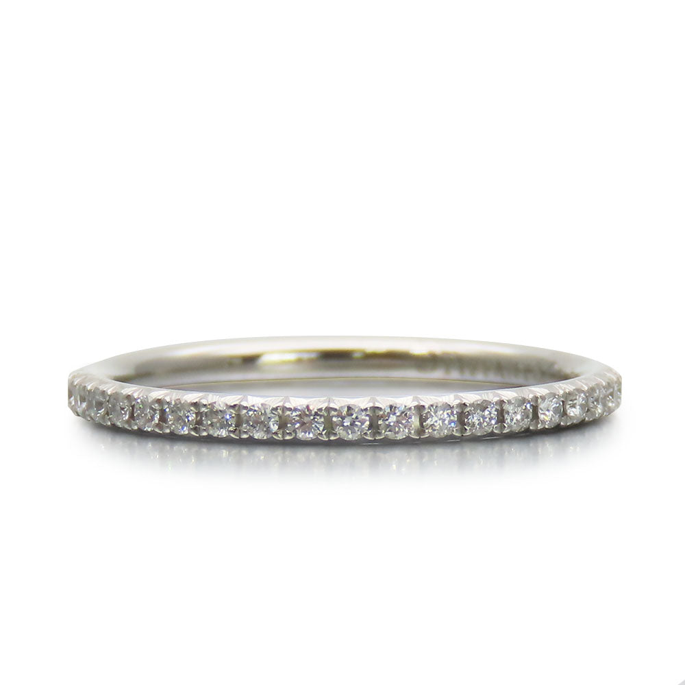 TIFFANY&Co. Ring Pt950Platinum, Diamond Platinum Full eternity Metro Women Used Authentic