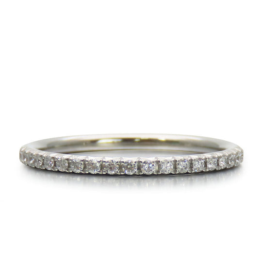 TIFFANY&Co. Ring Pt950Platinum, Diamond Platinum Full eternity Metro Women Used Authentic