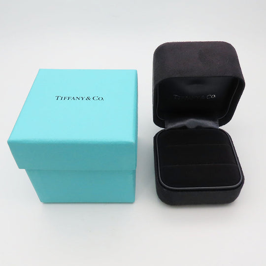 TIFFANY&Co. Ring K18 Yellow Gold, Diamond Yellow Gold Wedding band ring Forever Women Used Authentic