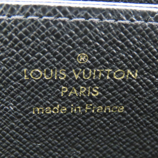LOUIS VUITTON Long Wallet Purse M69353 monogram giant reverse Brown Zippy wallet Women Used Authentic