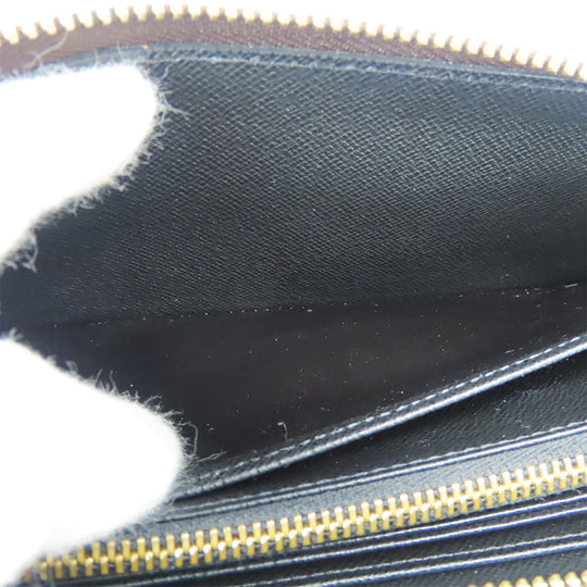 LOUIS VUITTON Long Wallet Purse M69353 monogram giant reverse Brown Zippy wallet Women Used Authentic