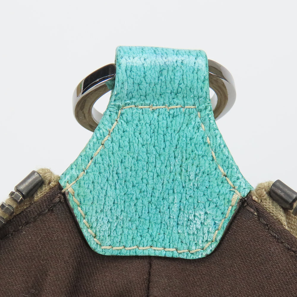 GUCCI Shoulder Bag 115002 GG canvas, leather blue Women Used Authentic