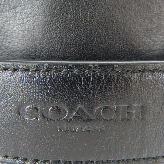 COACH Shoulder Bag F54781 PVC, Leather black Signature mens Used Authentic