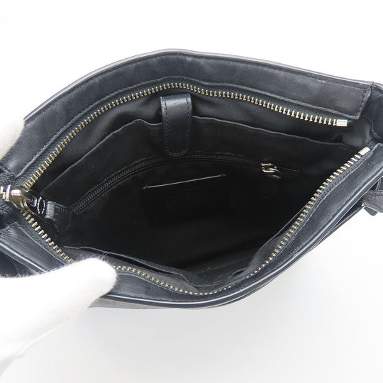 COACH Shoulder Bag F54781 PVC, Leather black Signature mens Used Authentic