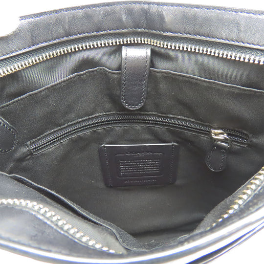 COACH Shoulder Bag F54781 PVC, Leather black Signature mens Used Authentic