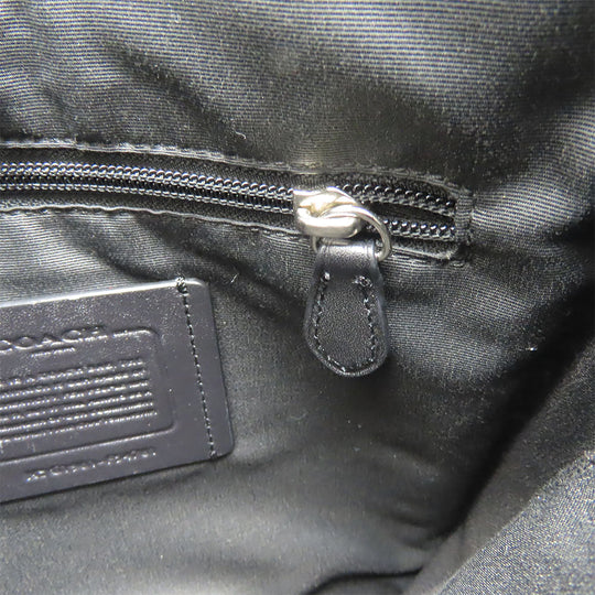 COACH Shoulder Bag F54781 PVC, Leather black Signature mens Used Authentic