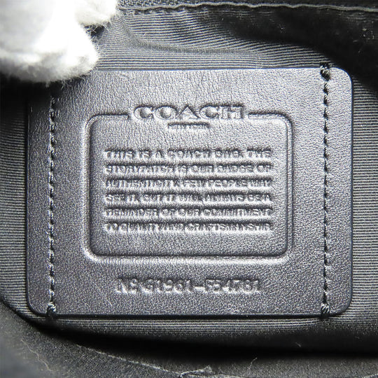 COACH Shoulder Bag F54781 PVC, Leather black Signature mens Used Authentic