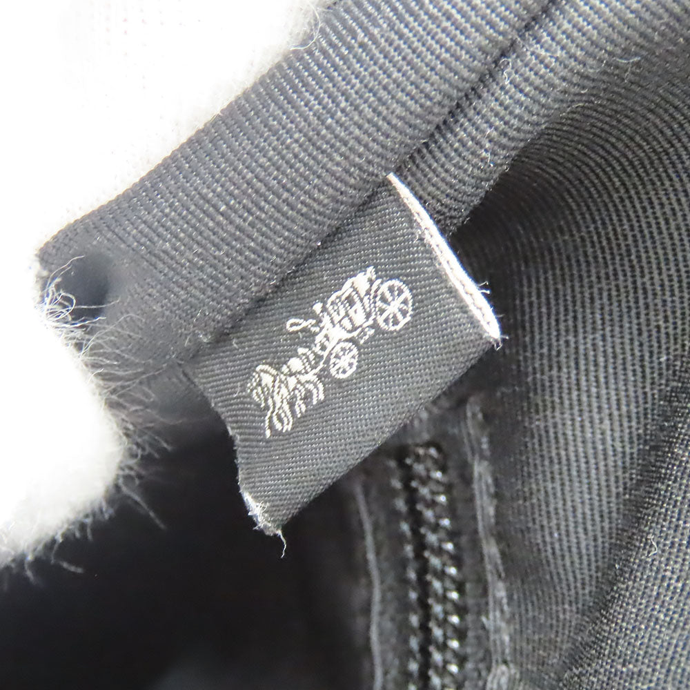 COACH Shoulder Bag F54781 PVC, Leather black Signature mens Used Authentic