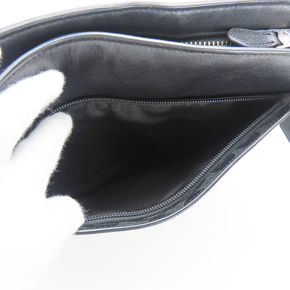 COACH Shoulder Bag F54781 PVC, Leather black Signature mens Used Authentic