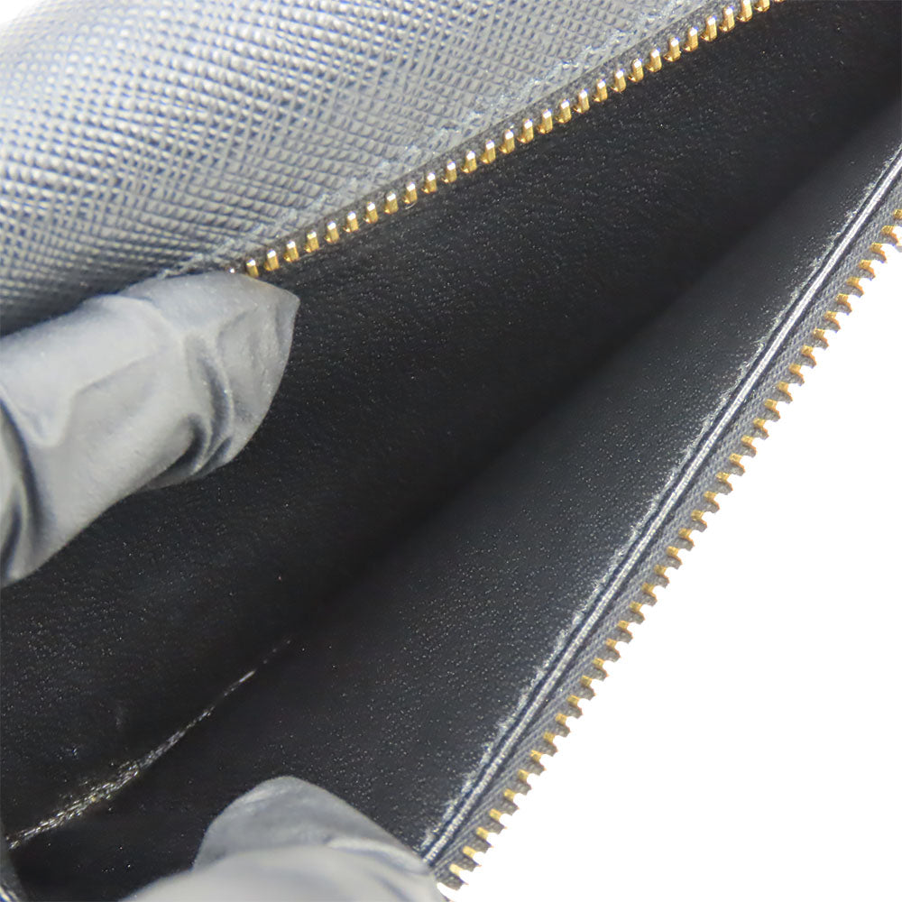 PRADA Long Wallet Purse 1MH132 Safiano black
