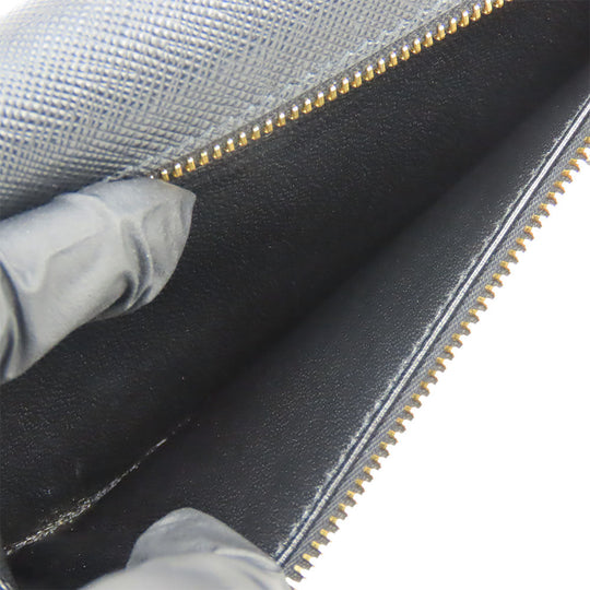 PRADA Long Wallet Purse 1MH132 Safiano black