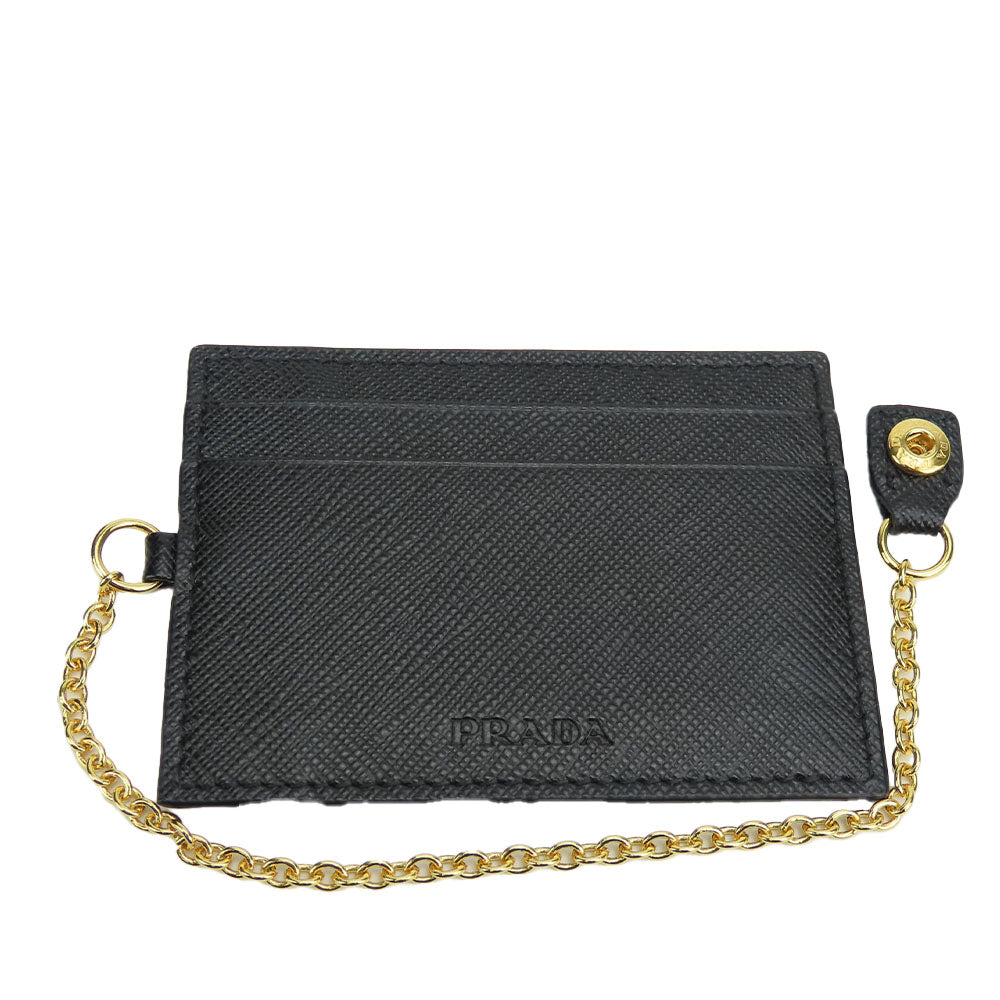 PRADA Long Wallet Purse 1MH132 Safiano black