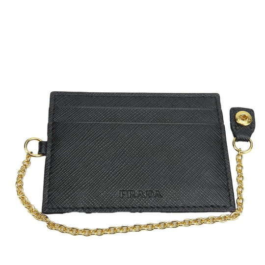 PRADA Long Wallet Purse 1MH132 Safiano black