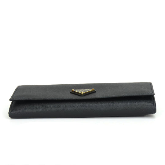 PRADA Long Wallet Purse 1MH132 Safiano black