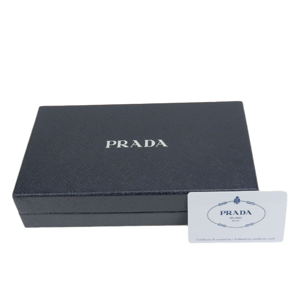 PRADA Long Wallet Purse 1MH132 Safiano black