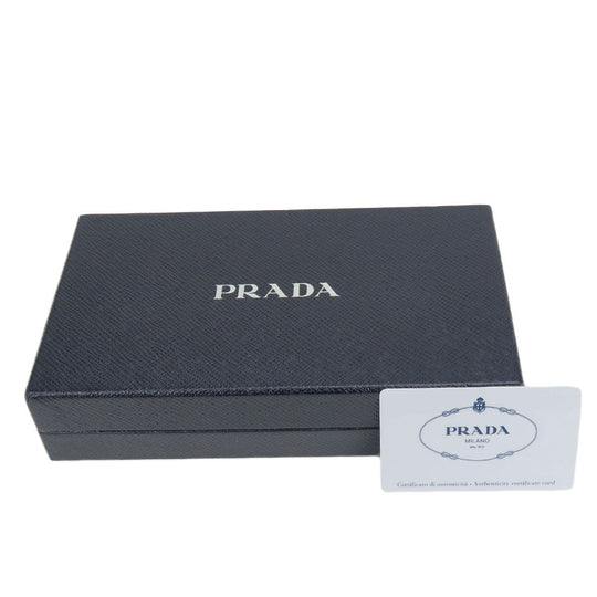 PRADA Long Wallet Purse 1MH132 Safiano black