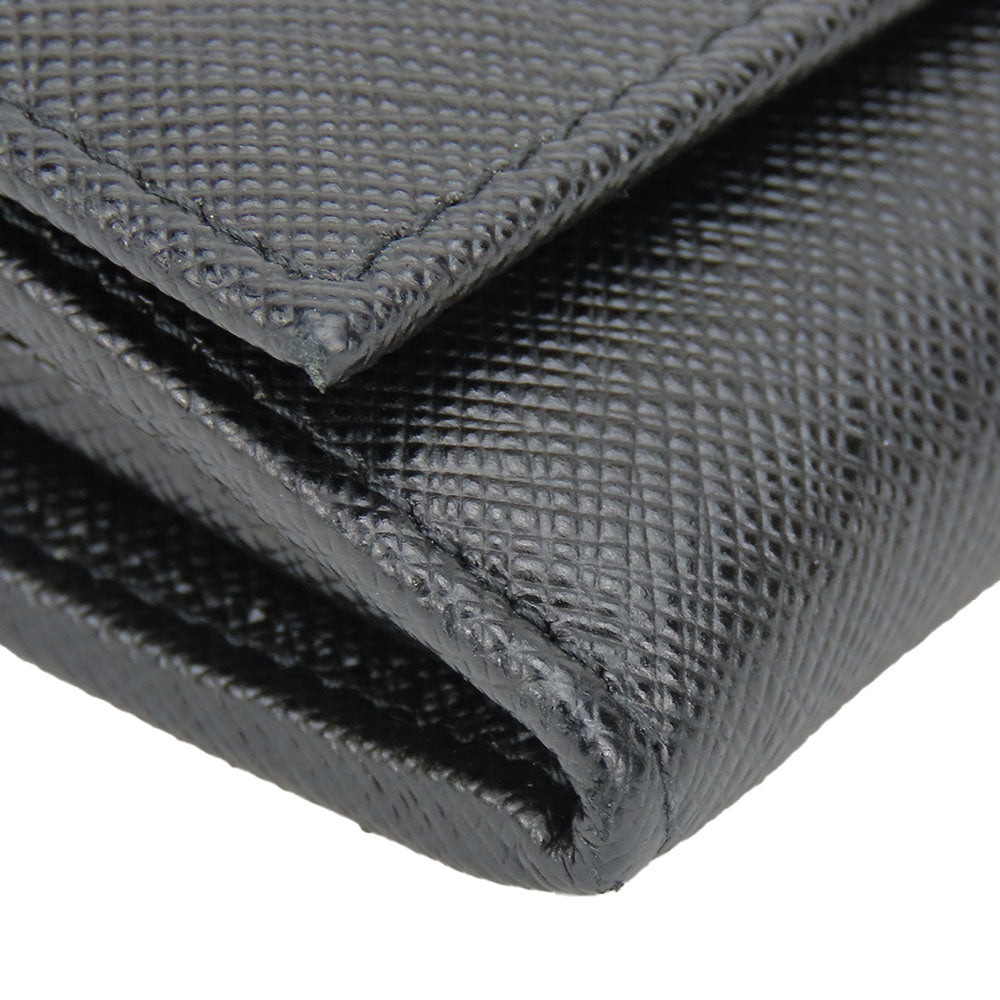 PRADA Long Wallet Purse 1MH132 Safiano black