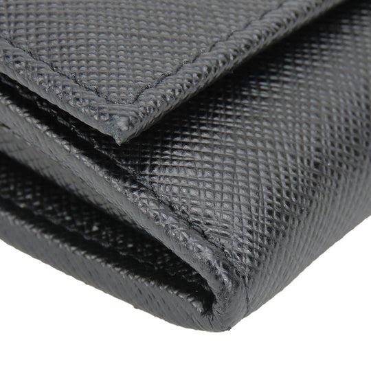 PRADA Long Wallet Purse 1MH132 Safiano black