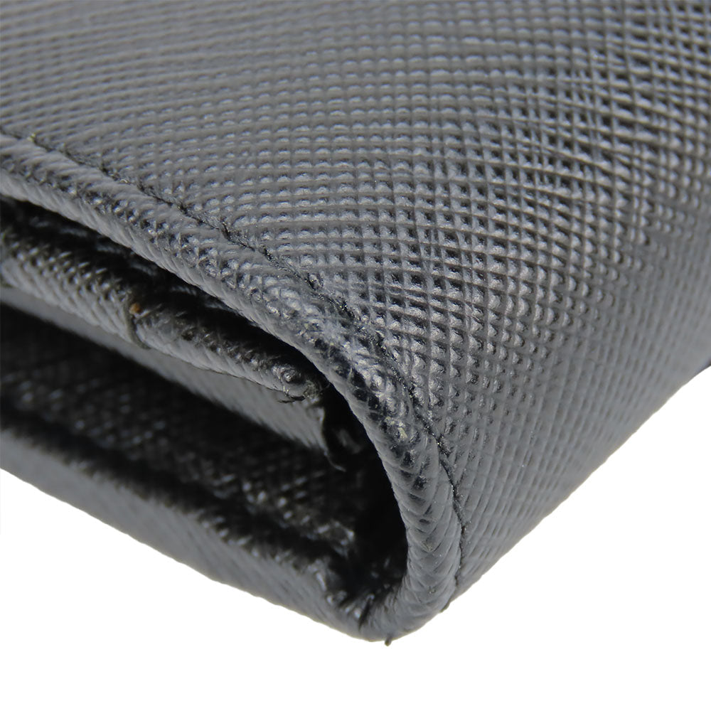 PRADA Long Wallet Purse 1MH132 Safiano black