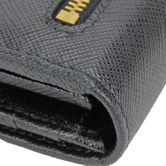 PRADA Long Wallet Purse 1MH132 Safiano black