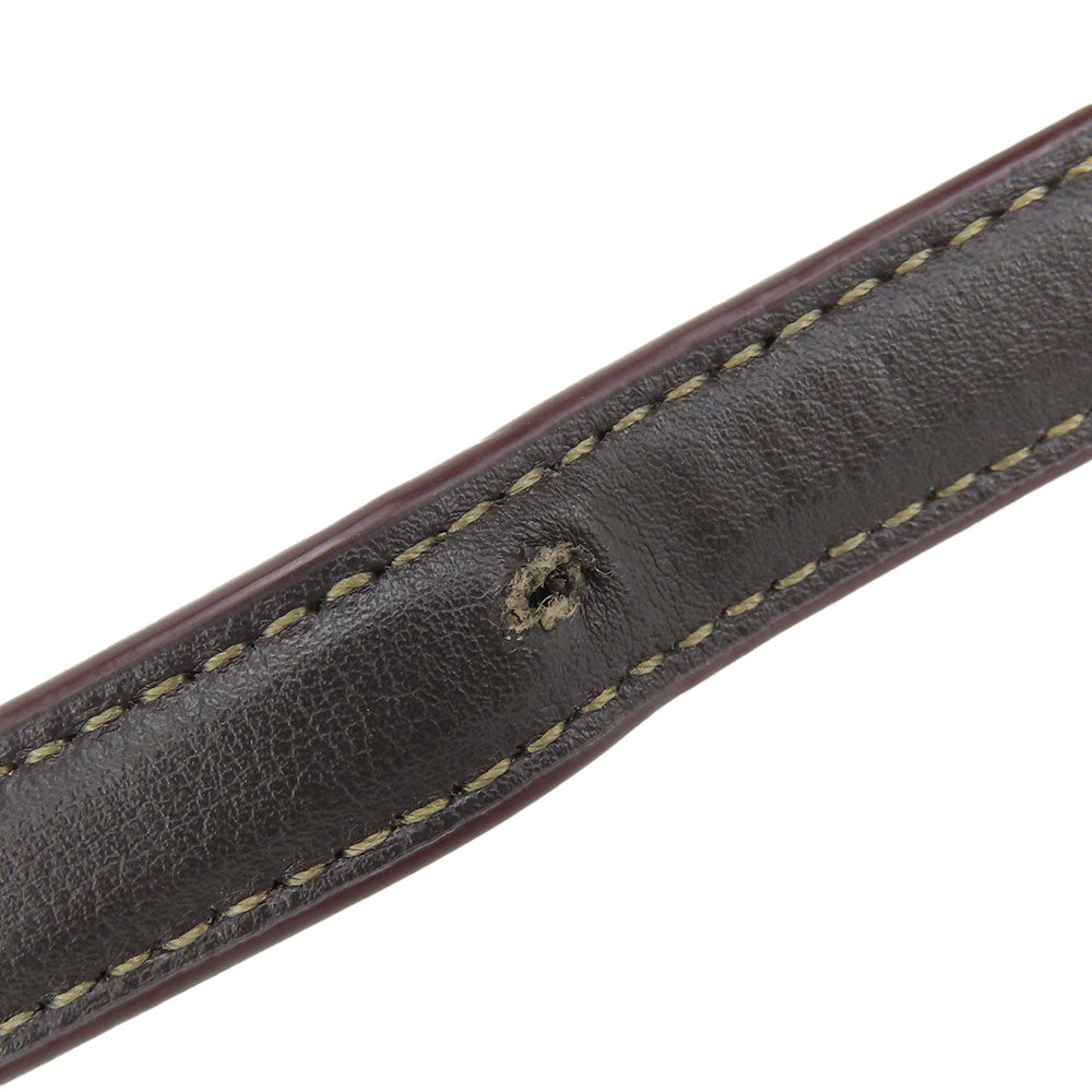 COACH Shoulder Bag F58285 Canvas, Leather Brown Signature Women Used Authentic