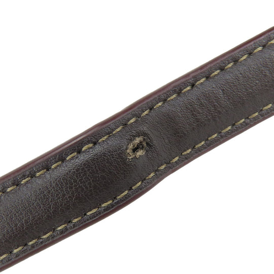 COACH Shoulder Bag F58285 Canvas, Leather Brown Signature Women Used Authentic