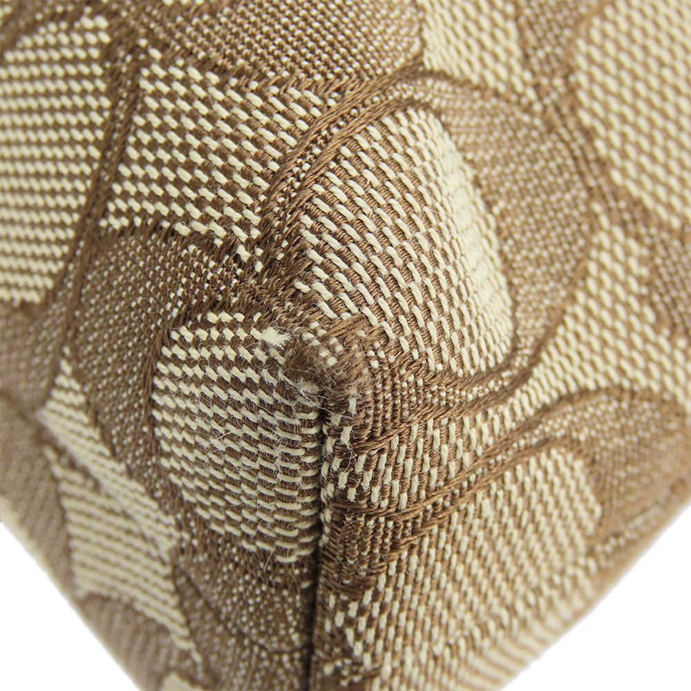 COACH Shoulder Bag F58285 Canvas, Leather Brown Signature Women Used Authentic