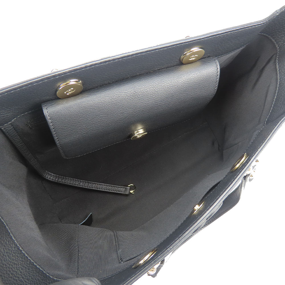 CHANEL Handbag AS0355 Calfskin black Matrasse Small shopping bags Women Used Authentic