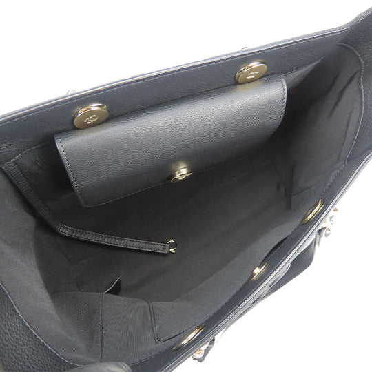 CHANEL Handbag AS0355 Calfskin black Matrasse Small shopping bags Women Used Authentic