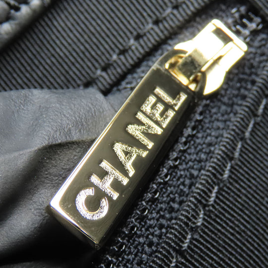 CHANEL Handbag AS0355 Calfskin black Matrasse Small shopping bags Women Used Authentic