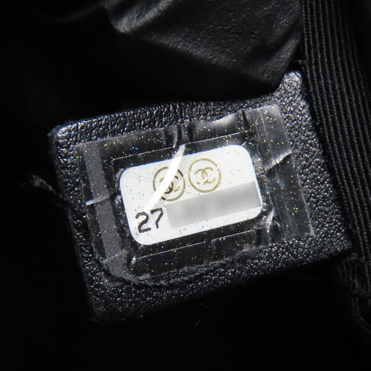 CHANEL Handbag AS0355 Calfskin black Matrasse Small shopping bags Women Used Authentic