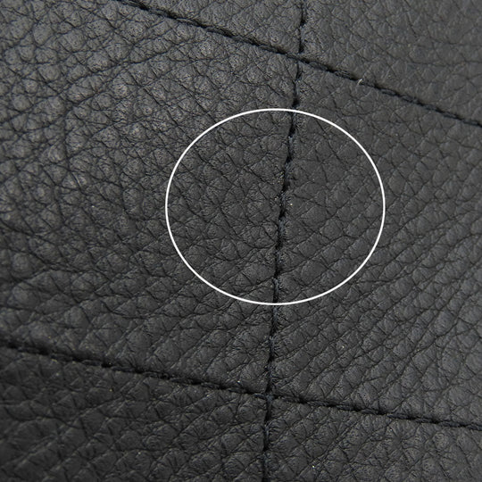 CHANEL Handbag AS0355 Calfskin black Matrasse Small shopping bags Women Used Authentic