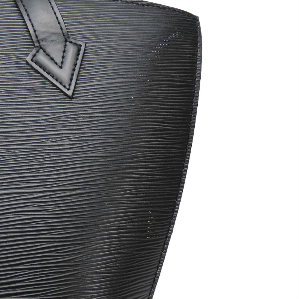LOUIS VUITTON Handbag M52272 Epi Leather black Sun jack Women Used Authentic