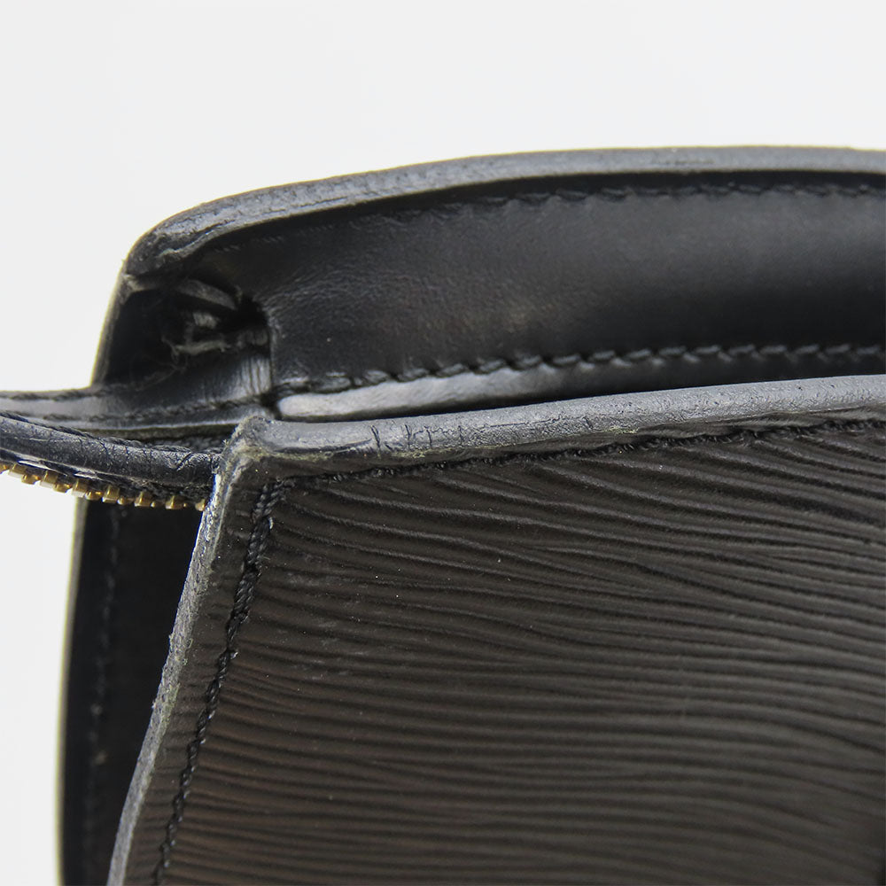 LOUIS VUITTON Handbag M52272 Epi Leather black Sun jack Women Used Authentic