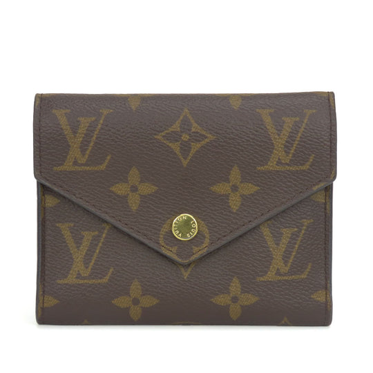 LOUIS VUITTON Tri-fold wallet M62472 Monogram Brown Portefeuille Victorine