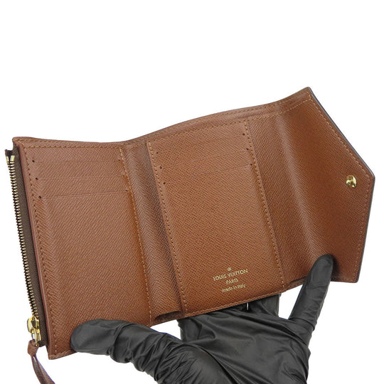 LOUIS VUITTON Tri-fold wallet M62472 Monogram Brown Portefeuille Victorine