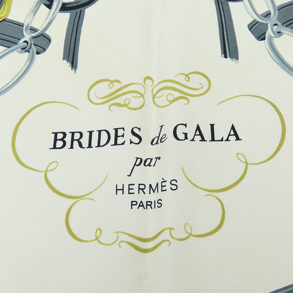 HERMES scarf silk Red Carre90 Women Used Authentic