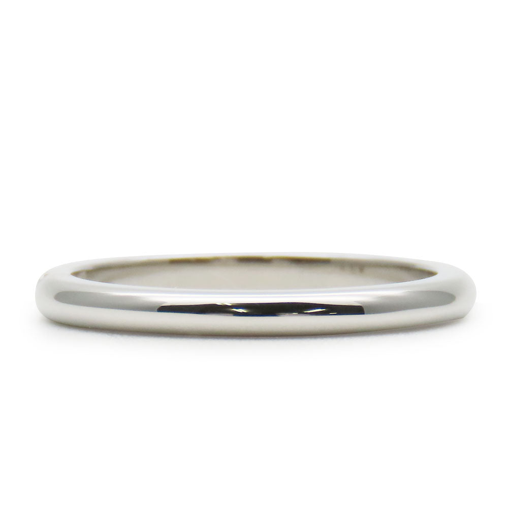 TIFFANY&Co. Ring Pt950Platinum, Diamond Platinum Classic band Women Used Authentic
