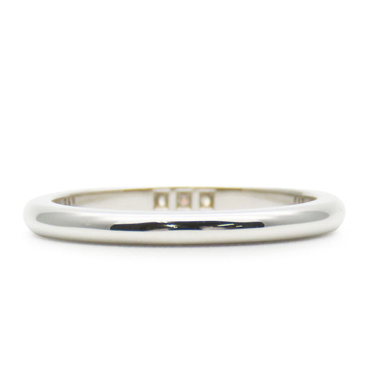 TIFFANY&Co. Ring Pt950Platinum, Diamond Platinum Classic band Women Used Authentic
