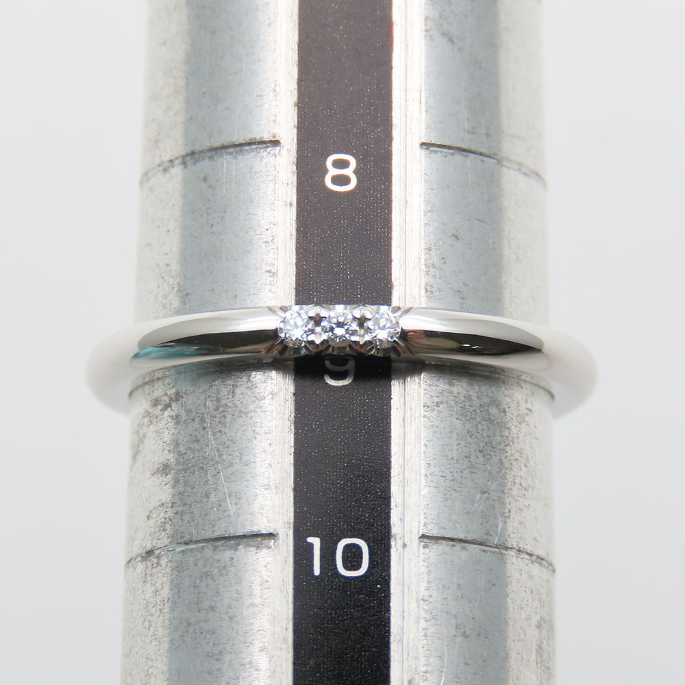 TIFFANY&Co. Ring Pt950Platinum, Diamond Platinum Classic band Women Used Authentic