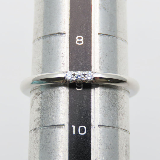 TIFFANY&Co. Ring Pt950Platinum, Diamond Platinum Classic band Women Used Authentic