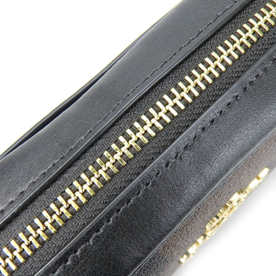 COACH Shoulder Bag C9926 Leather, PVC coated canvas black Signature Mini Jamie Women Used Authentic