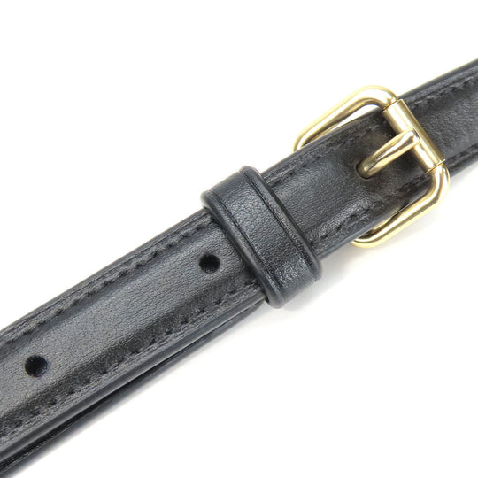 COACH Shoulder Bag C9926 Leather, PVC coated canvas black Signature Mini Jamie Women Used Authentic