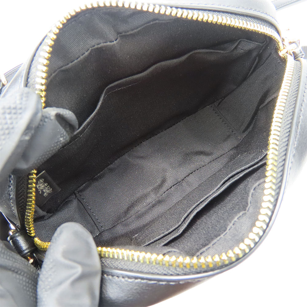 COACH Shoulder Bag C9926 Leather, PVC coated canvas black Signature Mini Jamie Women Used Authentic