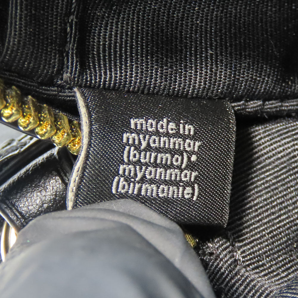 COACH Shoulder Bag C9926 Leather, PVC coated canvas black Signature Mini Jamie Women Used Authentic